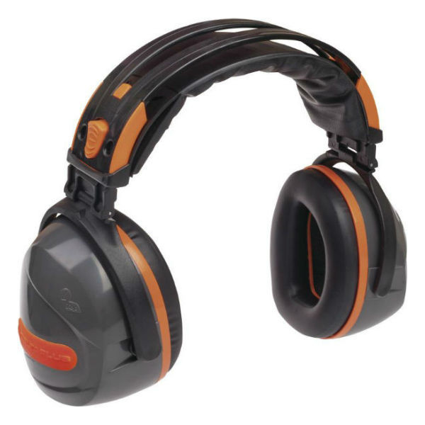 Casque Anti-bruit DeltaPlus Yas Marina Gris-Orange, Taille Ajustable