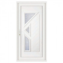Porte d'entrée en PVC LISA droite, 215 x 90 cm