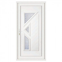 Porte d'entrée en PVC LISA droite, 215 x 90 cm