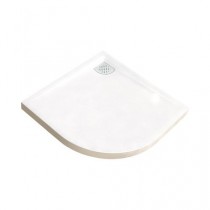 Receveur de douche Kinecompact 1/4 de rond 100 x 100 cm, coloris blanc