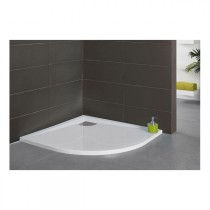 Receveur de douche Kinesurf, 1/4 de rond 90 x 90 cm, coloris blanc