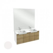 Meuble salle de bain Struktura Jacob Delafon 120 cm/tiroir, Blanc
