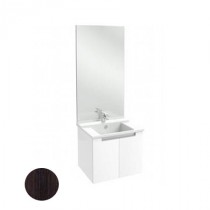 Meuble salle de bain Struktura Jacob Delafon 60 cm/portes Chêne foncé