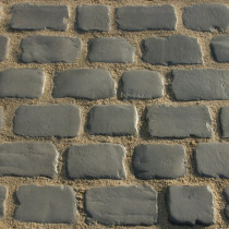 Pavés Courtstone 16,6 x 16,6 x 6 cm couleur Iron Grey, la palette de 5,1 M2