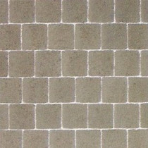 Pavés Courtstone Natural largeur 12,9 x longueur variable x 5,8 cm couleur Belgian Blue, la palette de 5,465 M2