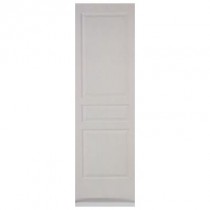 Porte intérieure postformé prépeinte 3 panneaux 204x83 cm, rive droite
