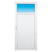 Porte de service pvc OCCULUS poussant gauche, 205 x 90 cm