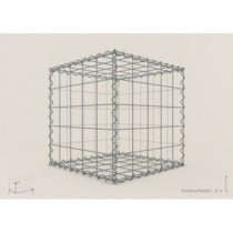 Gabion Cubique 50x50x50 - fil 5 mm - maille 10x10 cm