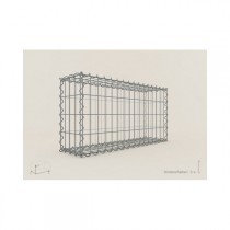 Gabion Rectangulaire 80x40x20 - fil 4 mm - maille 10x10 cm