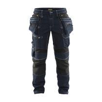 Pantalon de Travail Blaklader X1900 Denim Stretch 1990 Marine/Noir