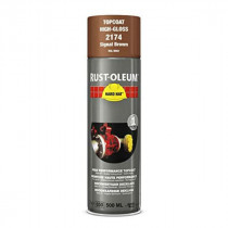 Peinture de Retouche Top Coat Rust-Oleum Brun Aérosol 500 ml