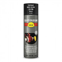 Peinture de Retouche Top Coat Rust-Oleum Noir Aérosol 500 ml