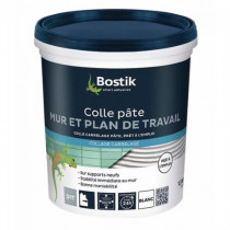 Colle Carrelage en Pâte Mur et Plan de Travail Bostik D1T 1,5 kg