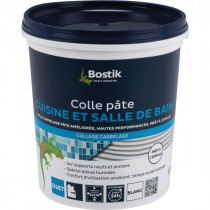 Colle Carrelage en Pâte Cuisine/SDB Bostik D2ET Prêt à Emploi 1,5 kg