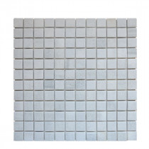 Mosaïque Gris Vieilli Marbre Droit 3350, Plaque 30,5 x 30,5 x 1 cm