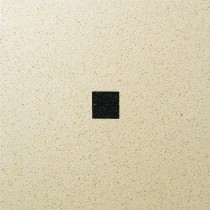 Dalle Marlux Fiorentina 40 x 40 x 3,6 cm couleur Beige uni avec 1 cabochon, le M2