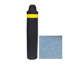 Borne anti-stationnement caoutchouc, D 18.5 cm, H 91 cm couleur grise