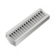 Grille de caniveau légère PVC 200X500 mm, Grise, par 10 U soit 5 ml 