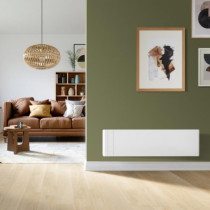 Radiateur-Électrique-Intuis-Chamane-Plinthe,-Blanc-ambiance