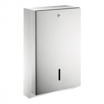 Distributeur d'Essuie-Mains Delabie Mural Inox 304 Poli Brillant 6601