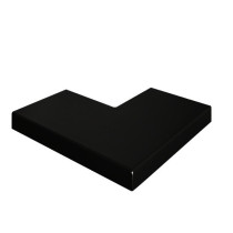 Angle-90°-Couvertine-Alu-Finibeau-Plat-50x50x22cm-noir-Sablé-1