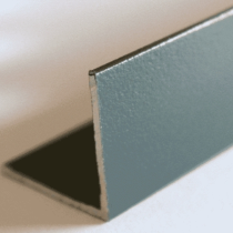 Baguette d'angle Alu pour Carrelage 25 x 25mm x 2,50m, Gris Sablé