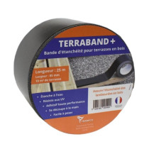 Bande d'étanchéité Terrasse Bois 85 x 0,3 mm Terraband+ Tramico 25 m