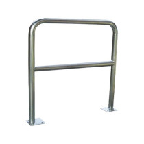 Barrière Acier Galva à Fixer ø60mm Viso BAR620GAL, 200x100cm