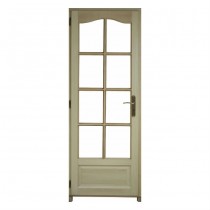 Bloc porte Bois exotique Chapeau 8crx 204x73cm Droit huisserie 92cm