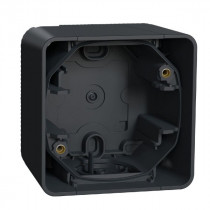 Boîte 1 Poste Schneider Electric Mureva Saillie IP55 Gris MUR37911