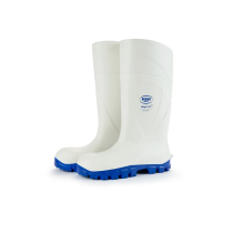 Bottes de Travail Bekina StepliteX SolidGrip S4 SRC Blanc/Bleu