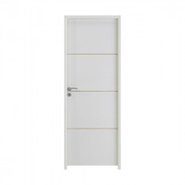 Bloc Porte Nicia Panneau MDF 204x83cm Huisserie 90mm Droit - GIMM