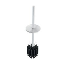 Brosse WC avec Manche + Couvercle Inox epoxy Blanc Delabie 4051MLW