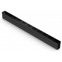 Caniveau Alu A15 ACO Slimline 1m Largeur 6 cm, Grille Noire