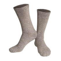 Chaussettes Bosseur laine majoritaire Marron