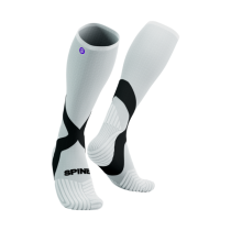 Chaussettes de Travail Hautes Spinergy X SKSXLC Blanc/Noir