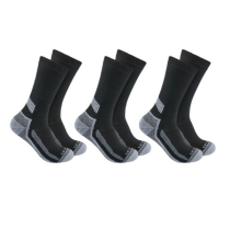 Chaussettes Hautes Carhartt Force Midweight Crew SC4223M Black L x 3