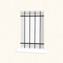 Grille de Défense pour Fenêtre Classique, Dimensions au choix