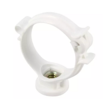 Collier monobloc PVC Nicoll CM40BL Blanc, ⌀40mm