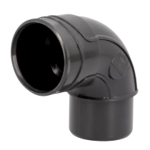Coude PVC à Coller M-F 87°30 NF Nicoll Hometech® Anthracite, ⌀40mm
