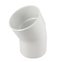 Coude PVC à Coller NF Mâle-Femelle 30° Nicoll CT3B Blanc, ⌀100mm