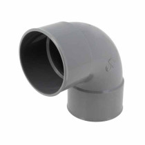 Coude PVC Mâle/Femelle 87'30° DN 40 Nicoll CH8 Lot de 10