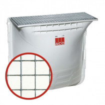 Cour Anglaise ACO 100x130x40 cm Grille acier caillebotis 30x30