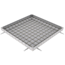 Couvercle à Carreler Galva M125 ACO Uniface 100x100cm, Hauteur 8 cm