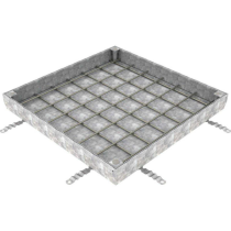 Couvercle à Carreler Galva M125 ACO Uniface 60 x 60cm, Hauteur 8 cm