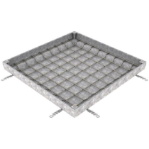 Couvercle à Carreler Galva M125 ACO Uniface 80 x 80cm, Hauteur 8 cm