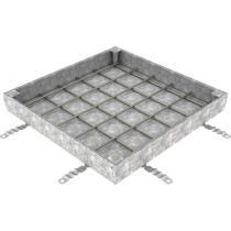 Couvercle à Carreler Galva M125 ACO Uniface 50 x 50cm, Hauteur 8 cm
