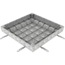 Couvercle à Carreler Galva N250 ACO Uniface 50 x 50cm, Hauteur 8 cm