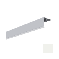 Couvercle d'angle Alu Mâle pour Bardage MEP Isocel 50x50mm Blanc, 3 m