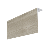 Couvercle d'angle PVC MEP Isocel Premium 150x50 Chêne Blanchi 3m